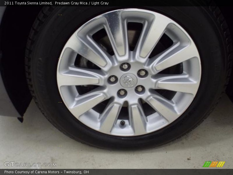 Predawn Gray Mica / Light Gray 2011 Toyota Sienna Limited