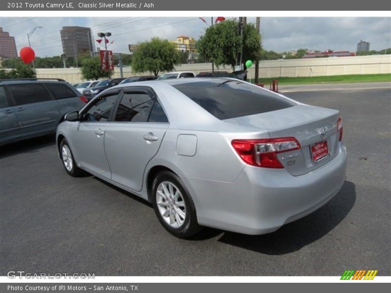 Classic Silver Metallic / Ash 2012 Toyota Camry LE