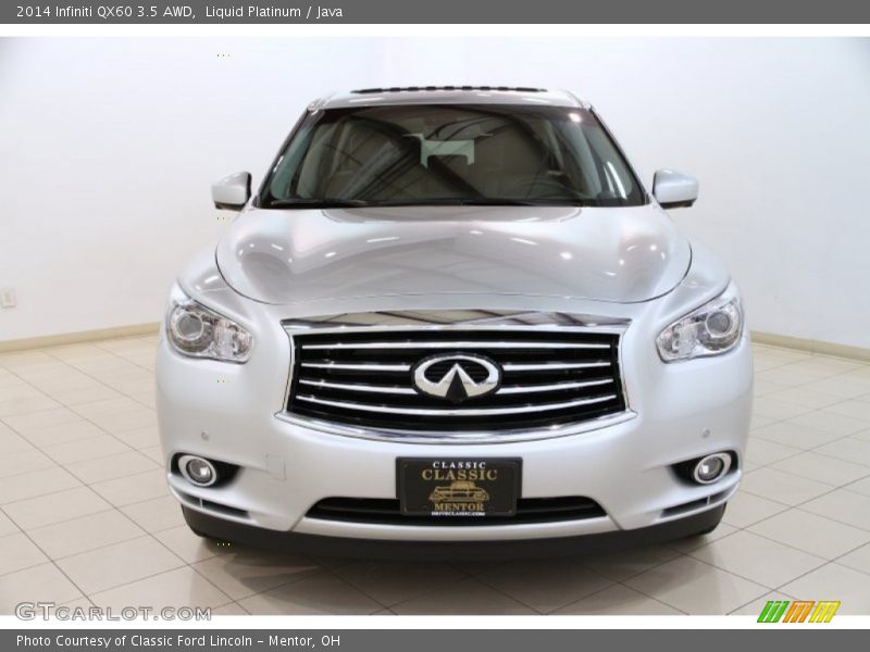 Liquid Platinum / Java 2014 Infiniti QX60 3.5 AWD