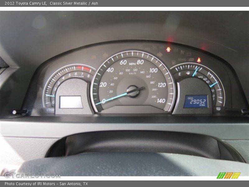Classic Silver Metallic / Ash 2012 Toyota Camry LE