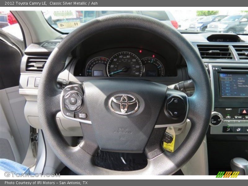 Classic Silver Metallic / Ash 2012 Toyota Camry LE