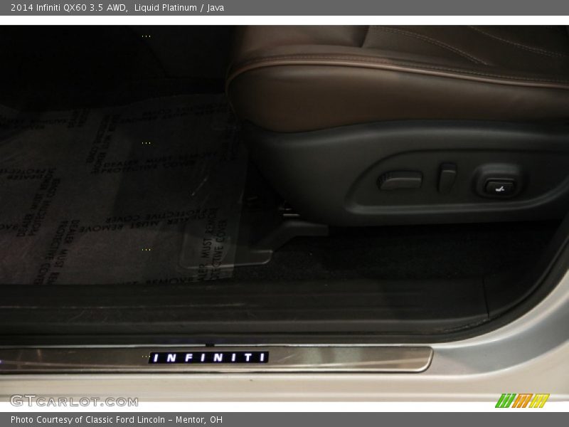 Liquid Platinum / Java 2014 Infiniti QX60 3.5 AWD