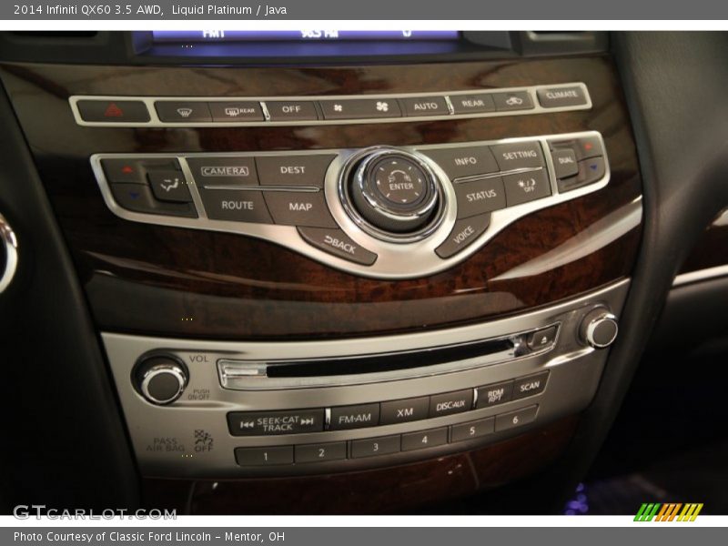 Controls of 2014 QX60 3.5 AWD