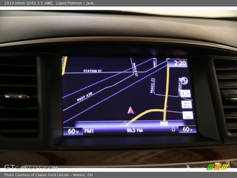 Navigation of 2014 QX60 3.5 AWD