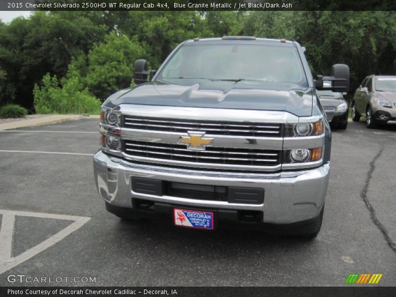 Blue Granite Metallic / Jet Black/Dark Ash 2015 Chevrolet Silverado 2500HD WT Regular Cab 4x4