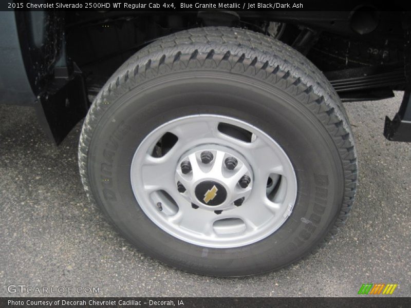 Blue Granite Metallic / Jet Black/Dark Ash 2015 Chevrolet Silverado 2500HD WT Regular Cab 4x4