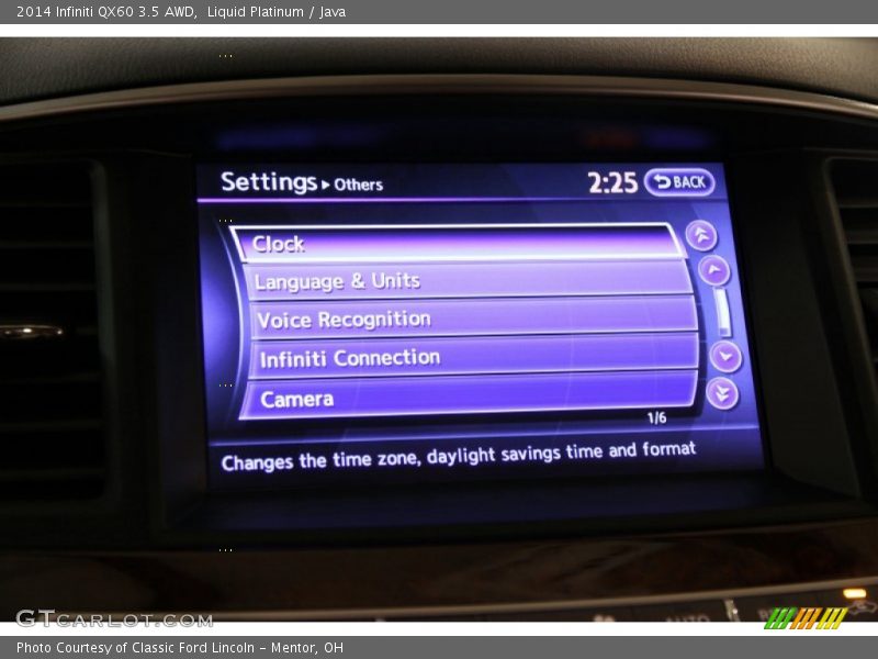 Liquid Platinum / Java 2014 Infiniti QX60 3.5 AWD