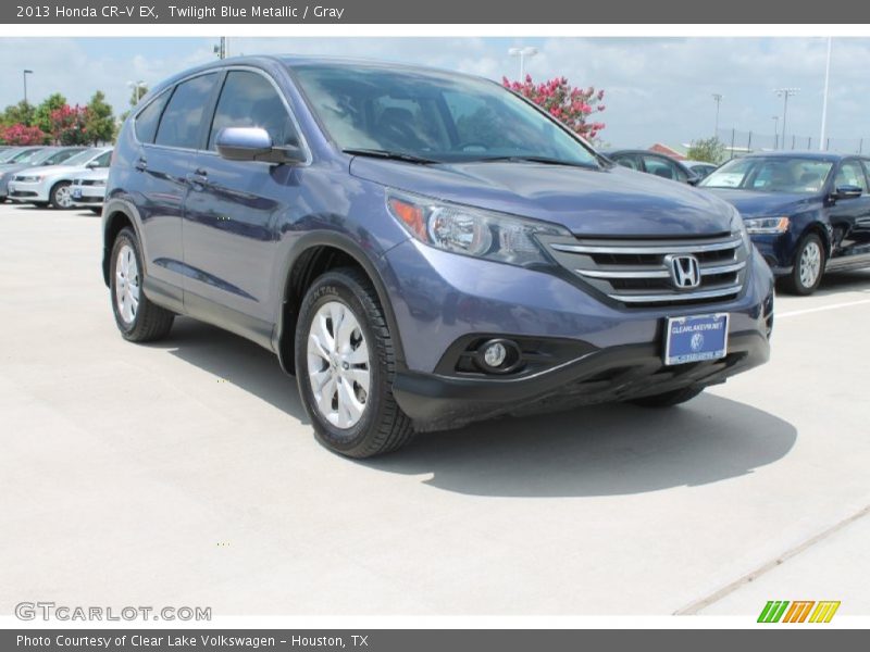 Twilight Blue Metallic / Gray 2013 Honda CR-V EX