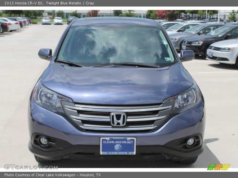 Twilight Blue Metallic / Gray 2013 Honda CR-V EX