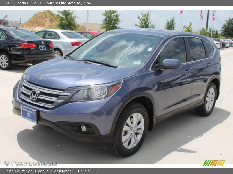 Twilight Blue Metallic / Gray 2013 Honda CR-V EX