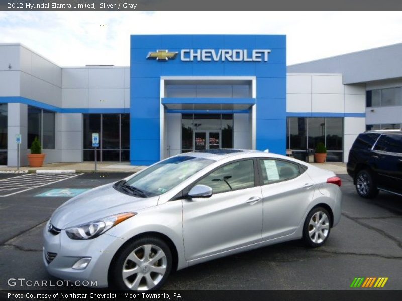 Silver / Gray 2012 Hyundai Elantra Limited