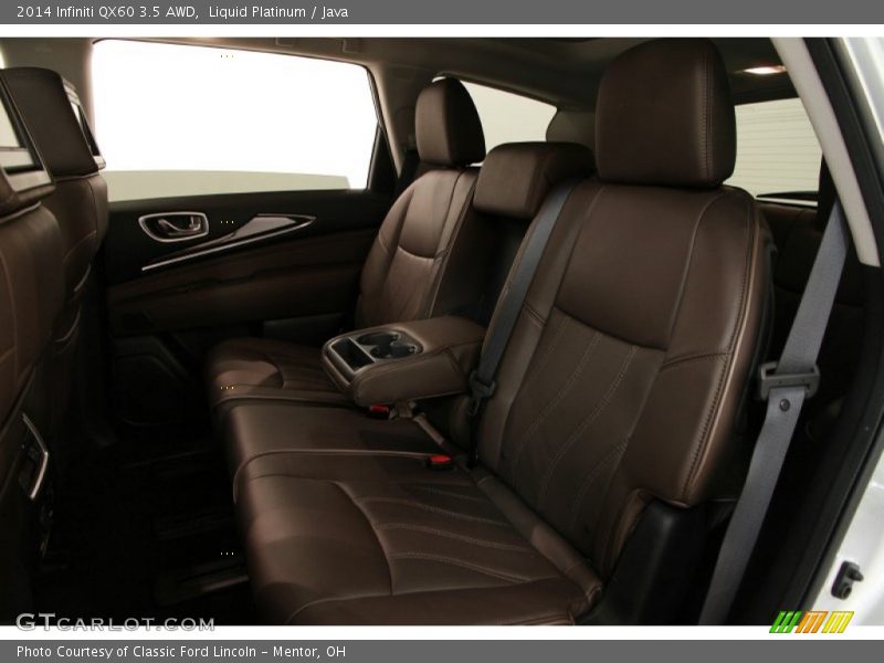 Rear Seat of 2014 QX60 3.5 AWD