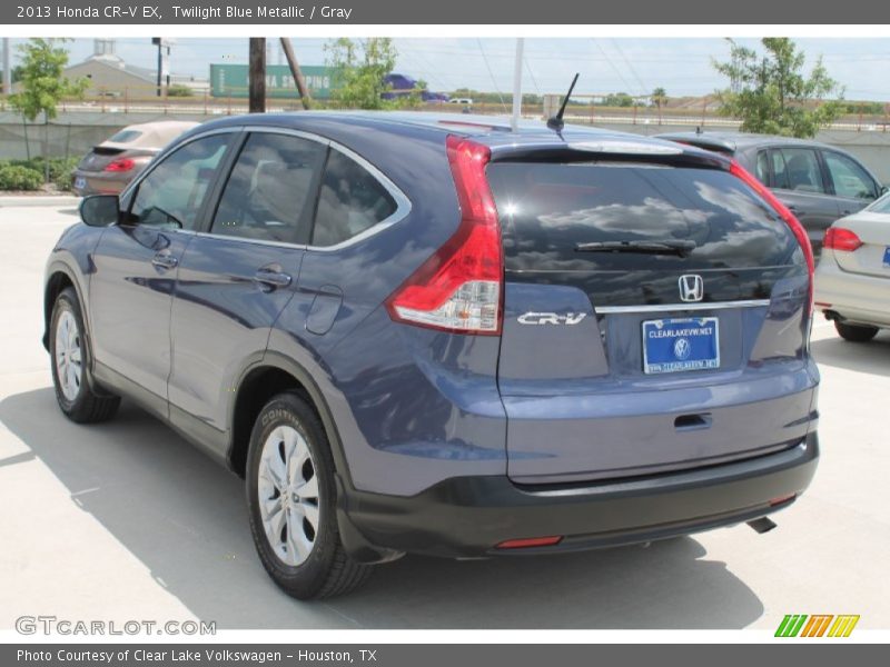 Twilight Blue Metallic / Gray 2013 Honda CR-V EX