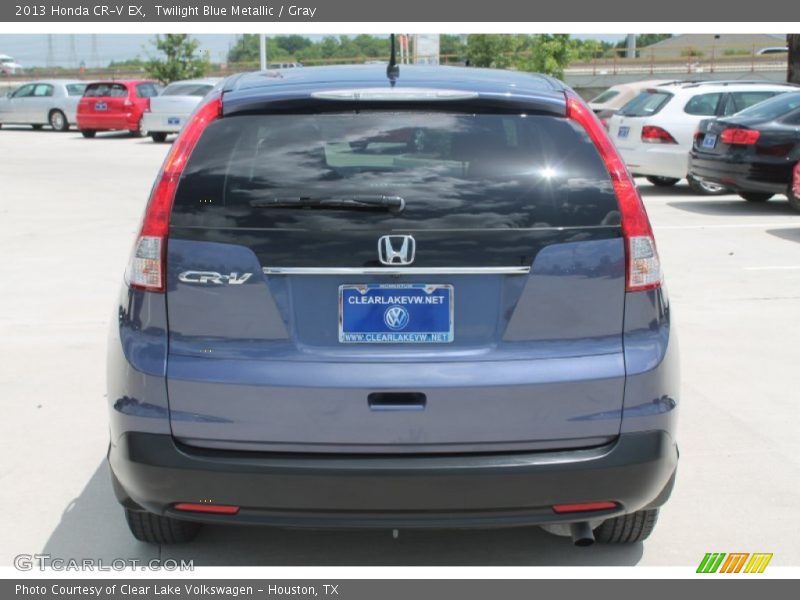 Twilight Blue Metallic / Gray 2013 Honda CR-V EX