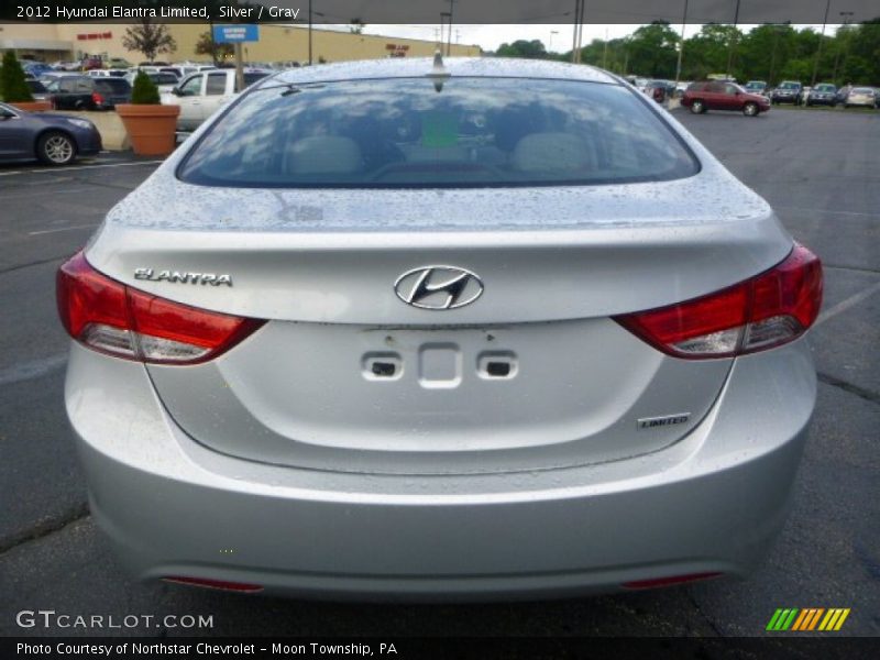 Silver / Gray 2012 Hyundai Elantra Limited