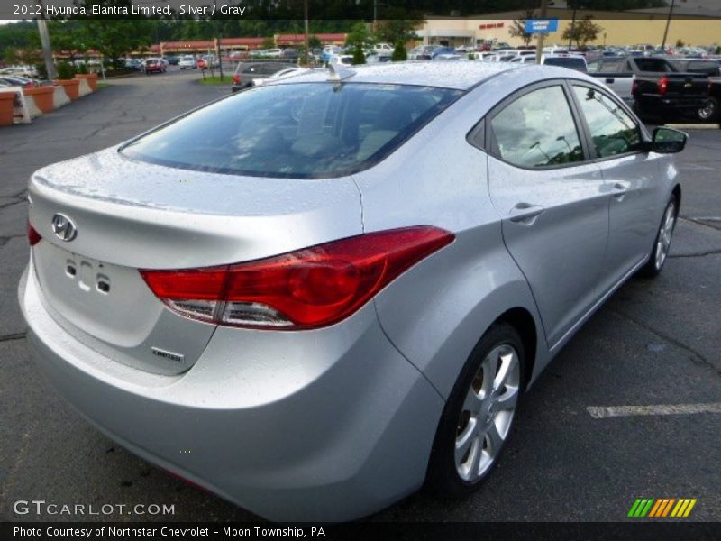 Silver / Gray 2012 Hyundai Elantra Limited