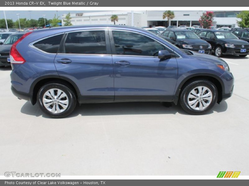 Twilight Blue Metallic / Gray 2013 Honda CR-V EX
