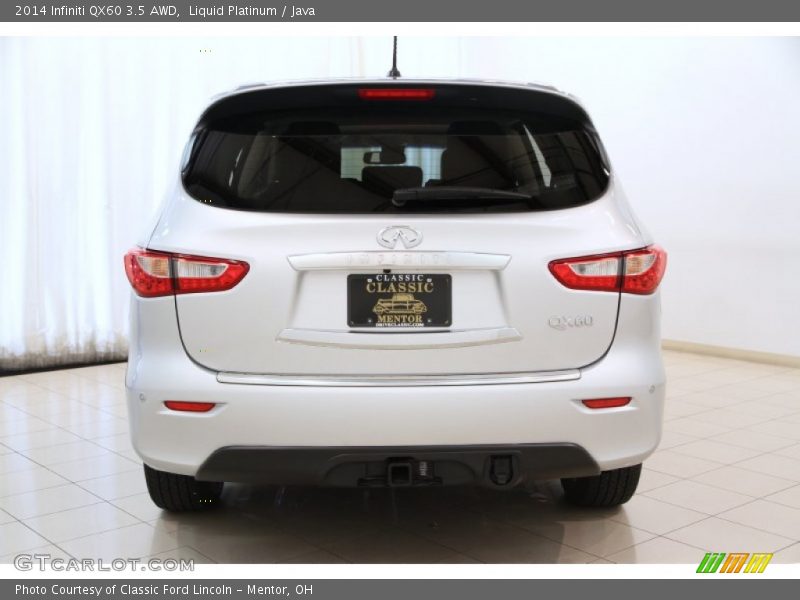 Liquid Platinum / Java 2014 Infiniti QX60 3.5 AWD