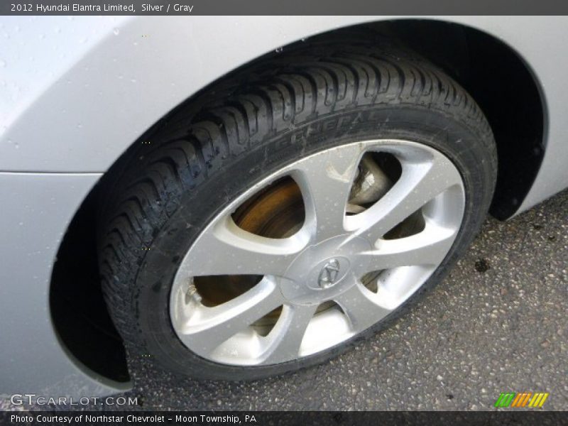 Silver / Gray 2012 Hyundai Elantra Limited
