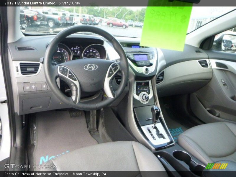 Silver / Gray 2012 Hyundai Elantra Limited