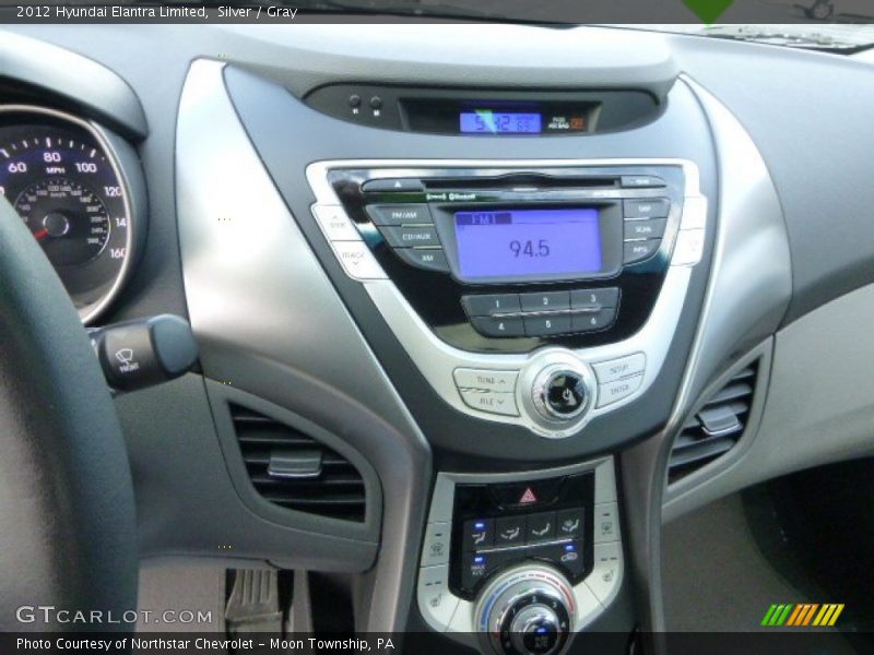 Silver / Gray 2012 Hyundai Elantra Limited