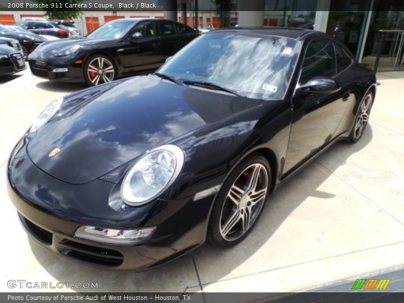 Black / Black 2008 Porsche 911 Carrera S Coupe