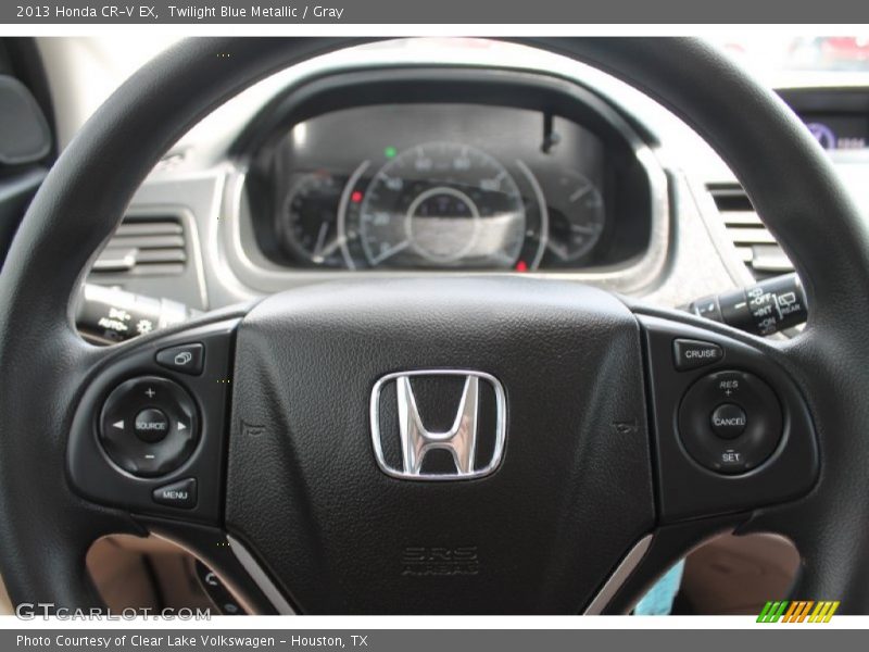 Twilight Blue Metallic / Gray 2013 Honda CR-V EX