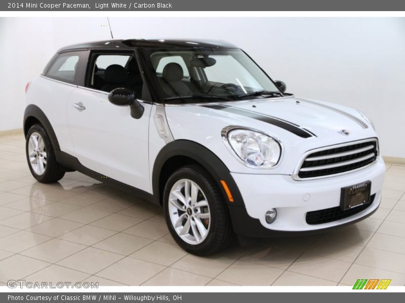 Light White / Carbon Black 2014 Mini Cooper Paceman