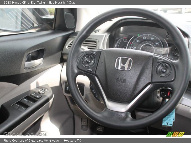 Twilight Blue Metallic / Gray 2013 Honda CR-V EX
