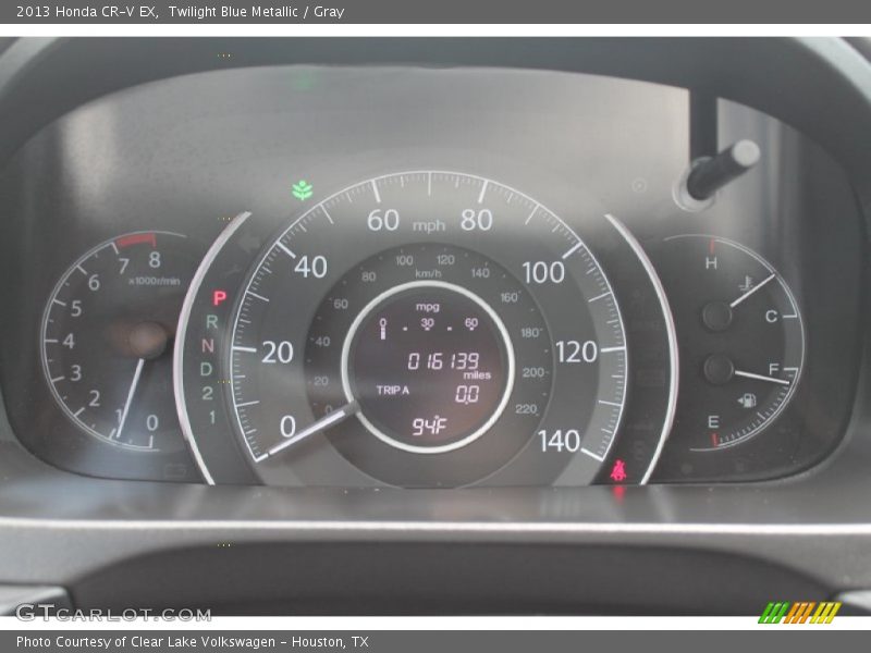 Twilight Blue Metallic / Gray 2013 Honda CR-V EX