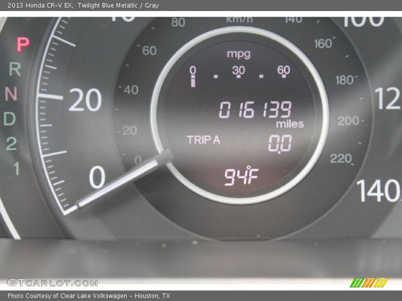 Twilight Blue Metallic / Gray 2013 Honda CR-V EX