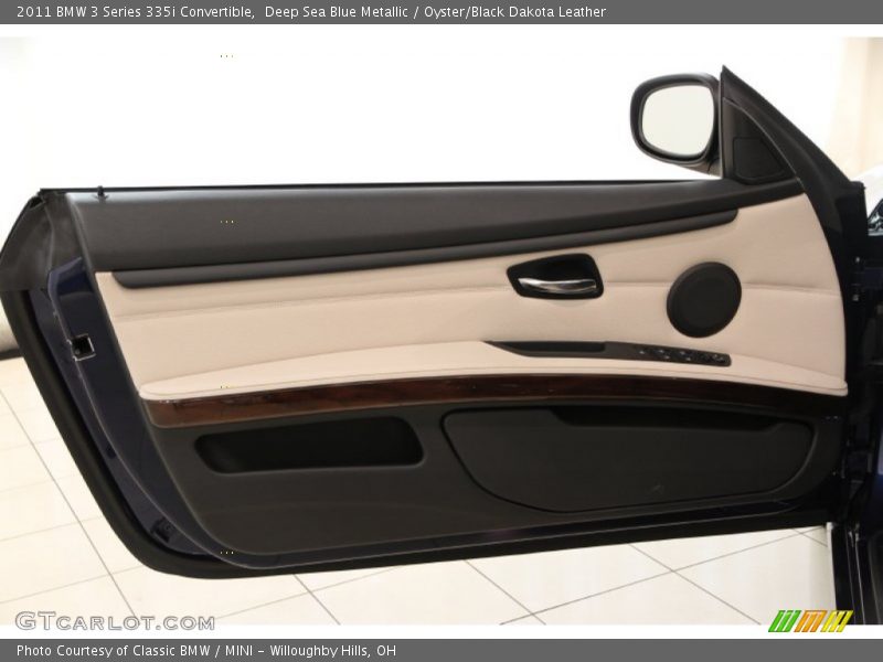 Deep Sea Blue Metallic / Oyster/Black Dakota Leather 2011 BMW 3 Series 335i Convertible