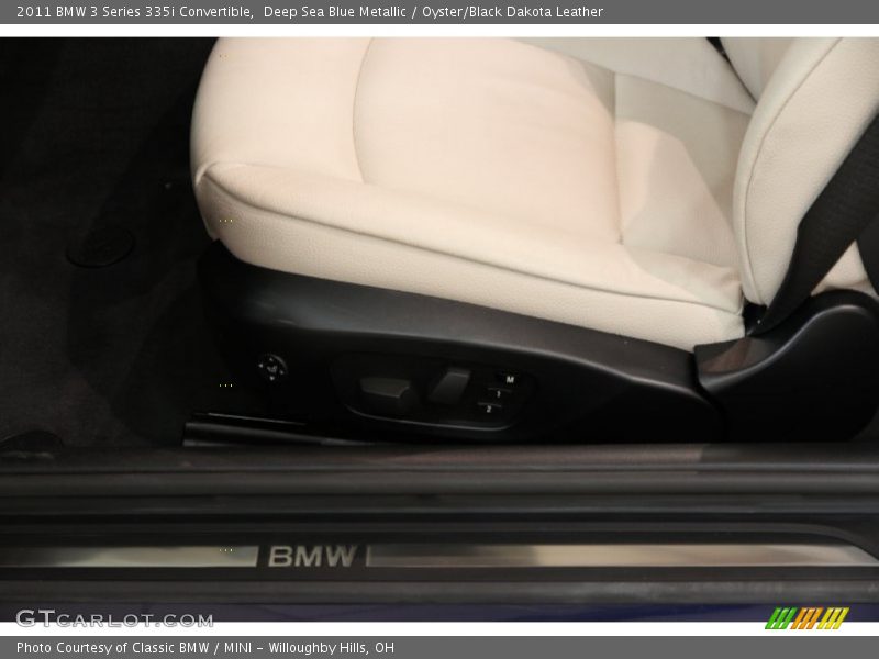 Deep Sea Blue Metallic / Oyster/Black Dakota Leather 2011 BMW 3 Series 335i Convertible
