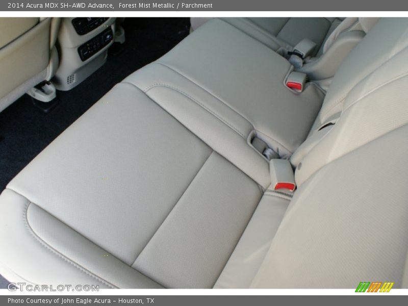 Forest Mist Metallic / Parchment 2014 Acura MDX SH-AWD Advance