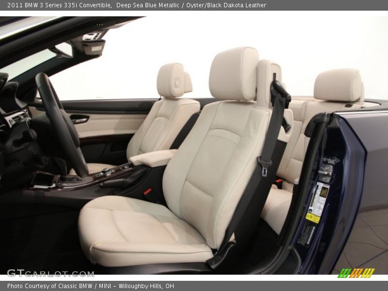 Deep Sea Blue Metallic / Oyster/Black Dakota Leather 2011 BMW 3 Series 335i Convertible