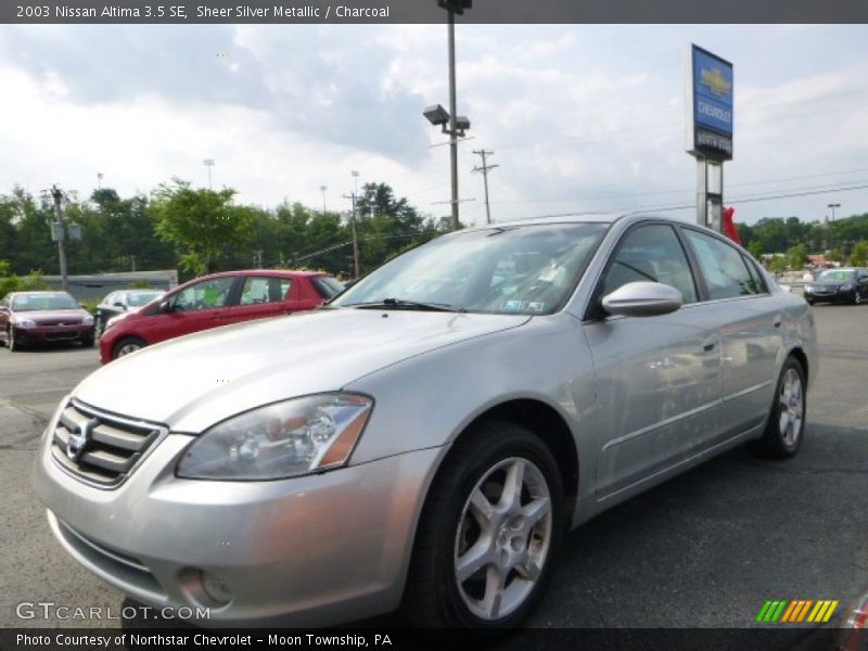 Sheer Silver Metallic / Charcoal 2003 Nissan Altima 3.5 SE