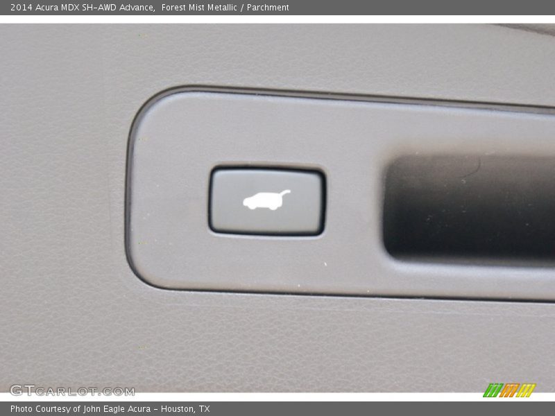 Forest Mist Metallic / Parchment 2014 Acura MDX SH-AWD Advance