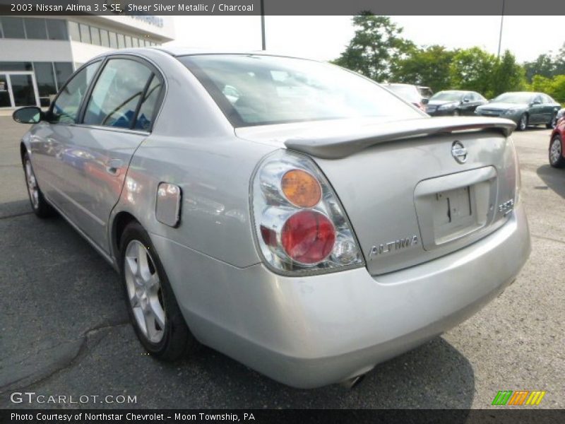 Sheer Silver Metallic / Charcoal 2003 Nissan Altima 3.5 SE