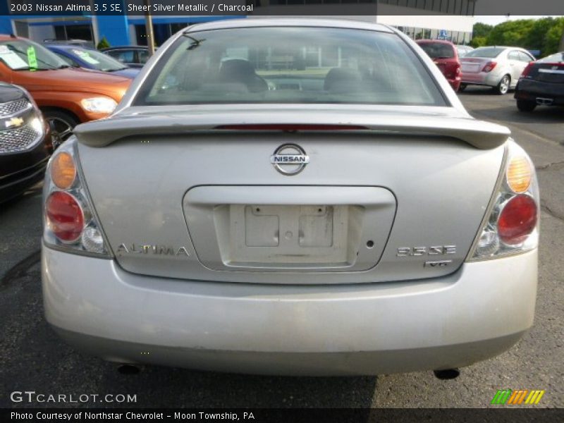Sheer Silver Metallic / Charcoal 2003 Nissan Altima 3.5 SE