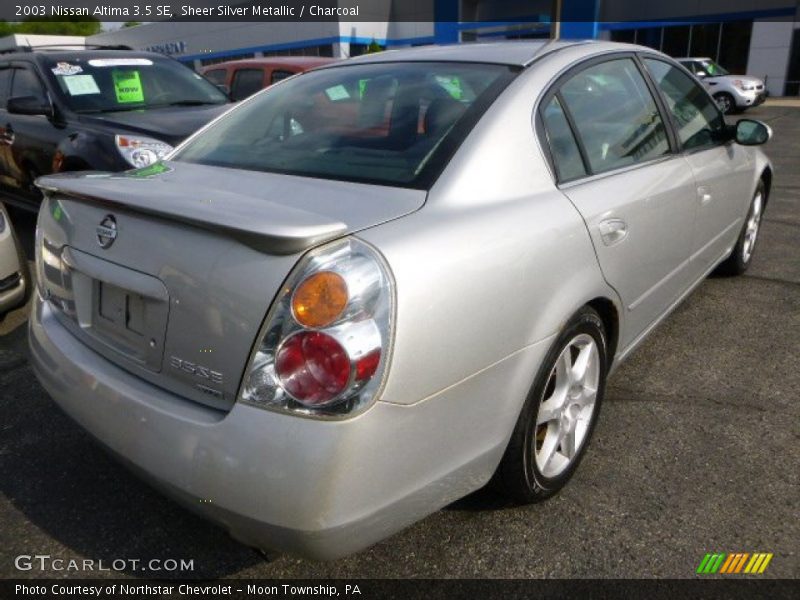 Sheer Silver Metallic / Charcoal 2003 Nissan Altima 3.5 SE