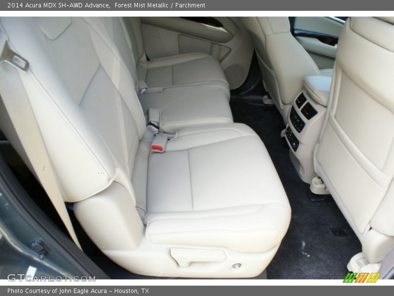 Forest Mist Metallic / Parchment 2014 Acura MDX SH-AWD Advance