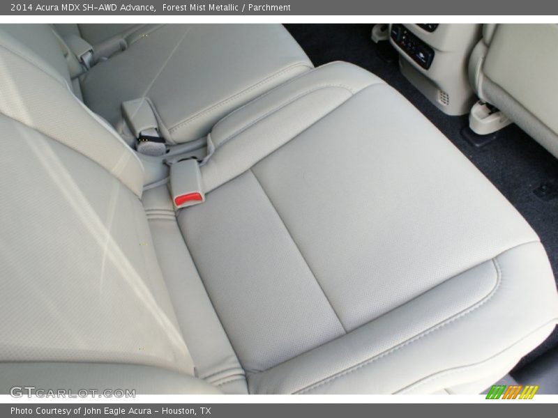 Forest Mist Metallic / Parchment 2014 Acura MDX SH-AWD Advance