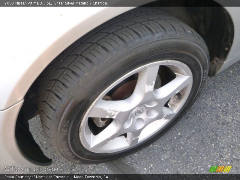 Sheer Silver Metallic / Charcoal 2003 Nissan Altima 3.5 SE