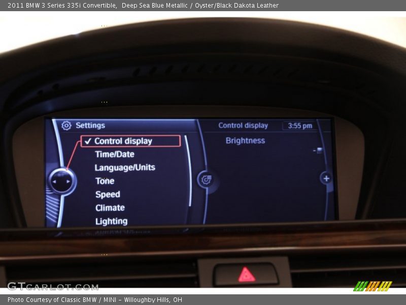 Deep Sea Blue Metallic / Oyster/Black Dakota Leather 2011 BMW 3 Series 335i Convertible