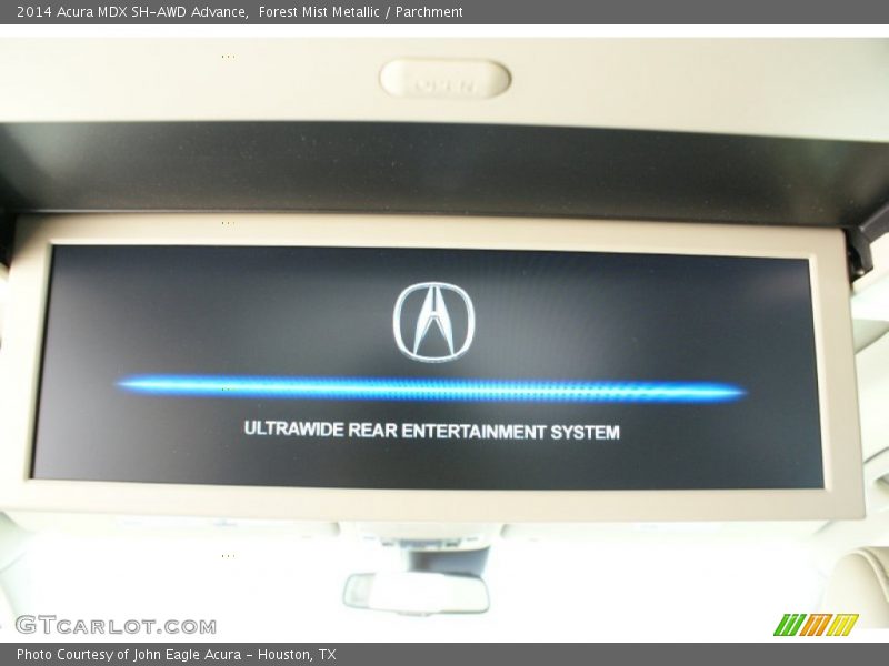 Forest Mist Metallic / Parchment 2014 Acura MDX SH-AWD Advance