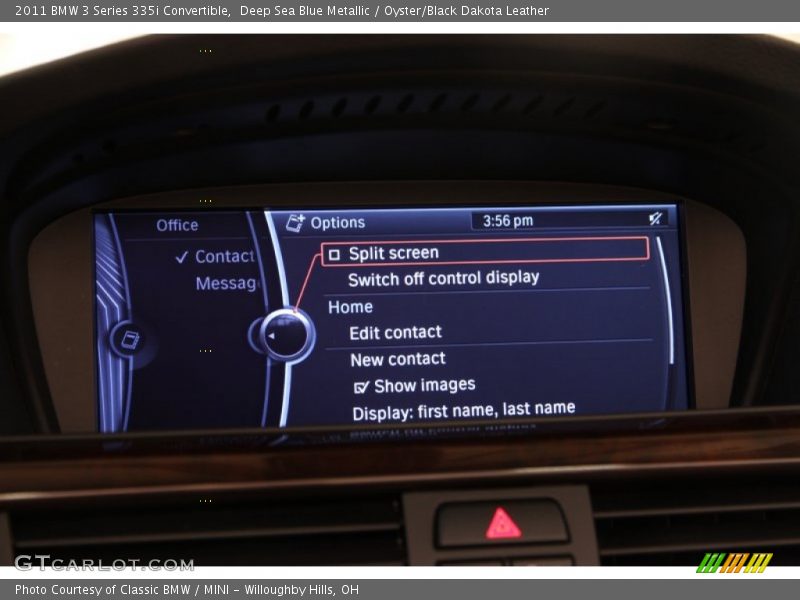 Deep Sea Blue Metallic / Oyster/Black Dakota Leather 2011 BMW 3 Series 335i Convertible