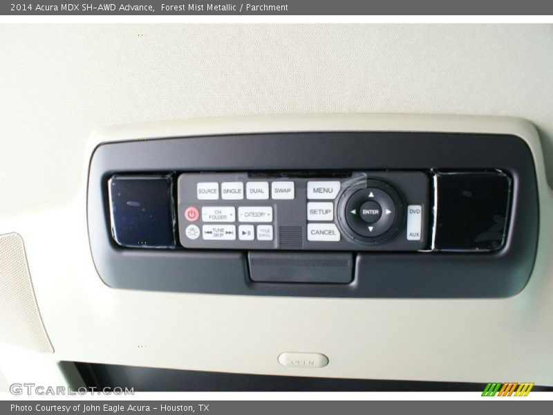 Forest Mist Metallic / Parchment 2014 Acura MDX SH-AWD Advance
