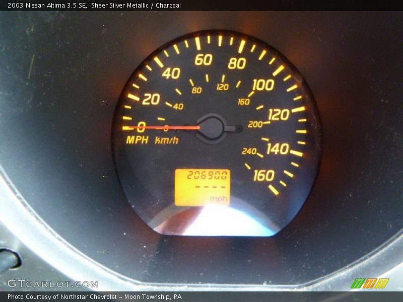 Sheer Silver Metallic / Charcoal 2003 Nissan Altima 3.5 SE