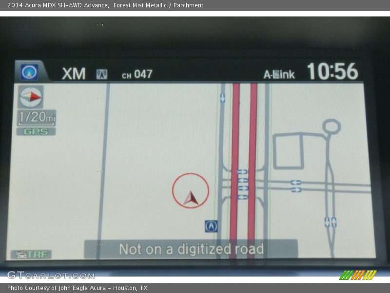 Forest Mist Metallic / Parchment 2014 Acura MDX SH-AWD Advance