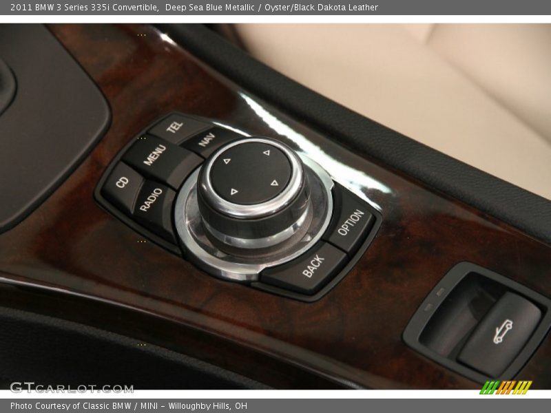 Deep Sea Blue Metallic / Oyster/Black Dakota Leather 2011 BMW 3 Series 335i Convertible